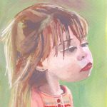 Caricature of a Little Girl