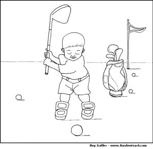 Boy Golfer