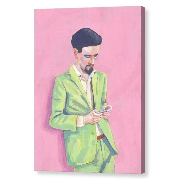 Cool in Green Canvas Print Wall Art