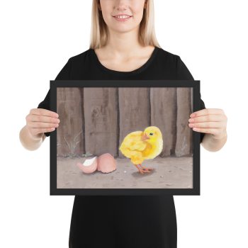 Just Hatched Painting Framed Print Wall Art
