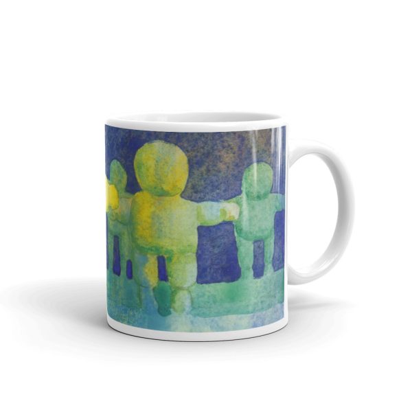 Arms Wide Watercolour Painting 11oz Ceramic Coffee Mug