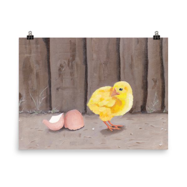 Just Hatched Painting Poster Print Wall Art