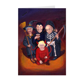 Brexit Halloween Greeting Card