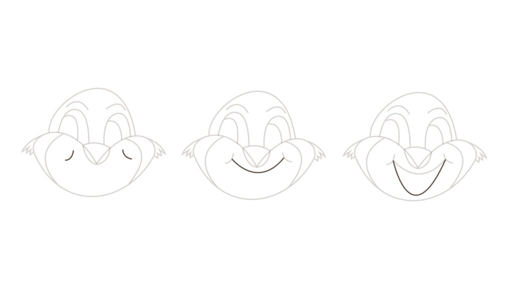 A bunny cartoon - the mouth