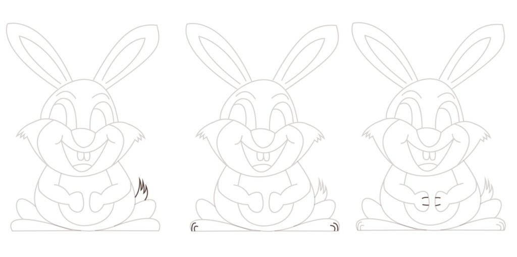 A bunny for Easter - bits and bobs