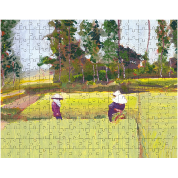 Vietnamese Paddy Fields 252 Piece Jigsaw Puzzle