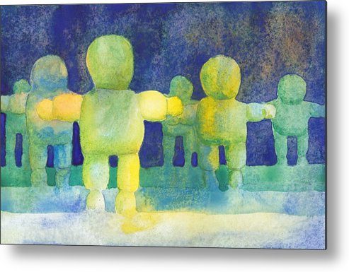 Arms Wide by Tina Lewis, Metal Print