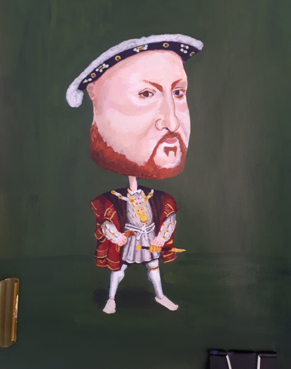 King Henry VIII Historical Infographic - Tina Lewis Art
