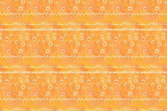 Orange Textured Watercolour Pattern