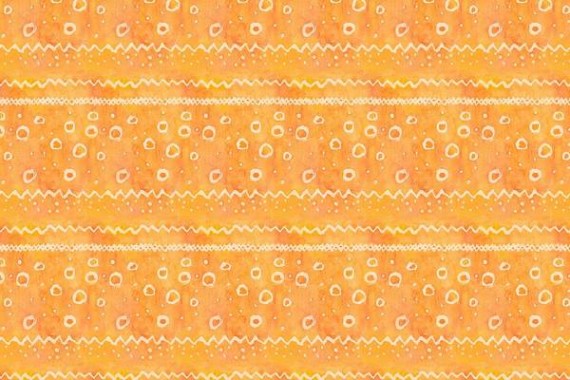 Orange Textured Watercolour Pattern