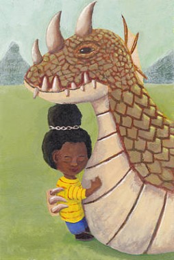 Girl and Guardian Dragon