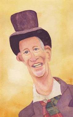 Victorian Man In Top Hat