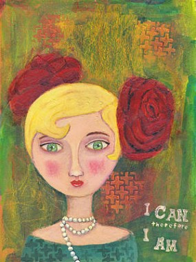 Mixed Media Lady